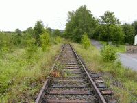 Ehemalige Strecke oberhalb des Friedhofs in Bischhausen, an der Kanonenbahn gelegen (Foto: Lothar Brill)