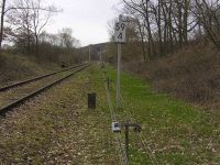 An der Kanonenbahn im Wehretal zwischen Bischhausen und Waldkappel bei km 59,400 (Foto: N. N.)