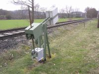 Schrankenspannwerk an der Kanonenbahn im Wehretal zwischen Bischhausen und Waldkappel (Foto: N. N.)