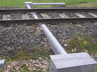 Trennrolle und Ablenkung für ein bis zwei Leitungen an der Kanonenbahn im Wehretal zwischen Bischhausen und Waldkappel (Foto: N. N.)