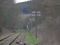 An der Kanonenbahn im Wehretal zwischen Bischhausen und Waldkappel bei km 58,800 (Foto: N. N.)