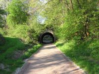 Südseite der Unterführung am Dasbach an der Kanonenbahn im Wehretal zwischen Bischhausen und Waldkappel (Foto: N. N.)