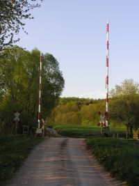 Pfontalschranke an der Kanonenbahn im Wehretal zwischen Bischhausen und Waldkappel (Foto: N. N.)