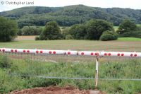 Schranke am Eichholzkopf im Wehretal zwischen Bischhausen und Waldkappel (Foto: Christopher Land)