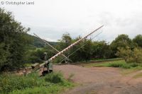 Schranke am Eichholzkopf im Wehretal zwischen Bischhausen und Waldkappel (Foto: Christopher Land)