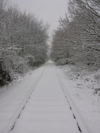 Blick nach Waldkappel an der Unterführung zum Dasbach (Foto: N. N.)