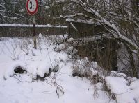 Feldwegbrücke bei km 61 an der Kanonenbahn im Wehretal zwischen Bischhausen und Waldkappel (Foto: N. N.)