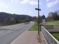 Hinweisschild zu den Draisinen im Wehretal zwischen Bischhausen und Waldkappel (Foto: N. N.)