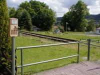 Sprechanlage der ehemaligen Schankenanlage am Weinbergweg in Bischhausen, an der Kanonenbahn gelegen (Foto: Dr. Reiner Schruft)