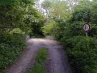 Feldwegbrücke bei km 61 an der Kanonenbahn im Wehretal zwischen Bischhausen und Waldkappel (Foto: Dr. Reiner Schruft)