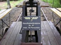 Nahaufnahme der Draisine (Foto: N. N.)