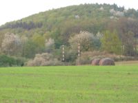 Schranke am Kromberg in km 59,460 von der B7 im Wehretal aus gesehen (Foto: Lothar Brill)