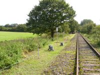 Fahrt mit der Draisine auf der Kanonenbahn in Richtung Bischhausen (Foto: Lothar Brill)